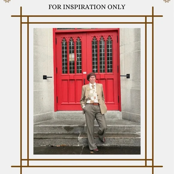 Talbots Petites Brown Houndstooth Linen/Rayon Blazer, Women's Size 10P, Neutral - Picture 11 of 11